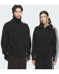 adidas - Premium 3S Knitwear Sweatshirt - Lyst