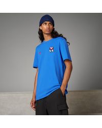 adidas - T-shirt Essentials Trefoil Olympique Lyonnais - Lyst