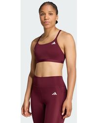 adidas - Optime Essentials Workout Light Support Bra - Lyst