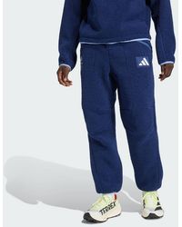 adidas - Gb Xploric High Pile Fleece Tracksuit Bottoms - Lyst