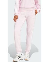 adidas - Essentials 3-Stripes French Terry Cuffed Pants - Lyst