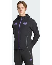 adidas - Manchester United Tiro 25 Competition Vis Tech Travel Jacket - Lyst