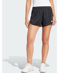 adidas - Pacer Essentials Knit High-Rise Shorts - Lyst