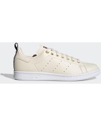 adidas Leather Stan Smith Bold Shoes in White | Lyst