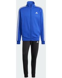 adidas - Basic 3-Stripes Fleece Track Suit - Lyst