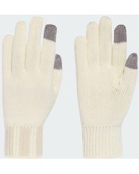 adidas - Logo Knit Gloves - Lyst