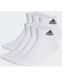 adidas - Cushioned Sportswear Ankle Socks 6 Pairs - Lyst