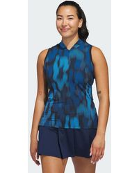 adidas - Polo Estampado Sin Mangas Ultimate365 Tour - Lyst
