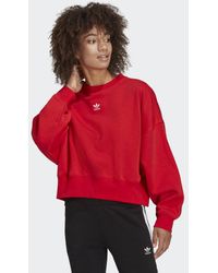 adidas Adicolor Essentials Fleece Sweatshirt - Rot