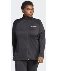 adidas - Terrex Multi Full-zip Fleece Jacket (plus Size) - Lyst