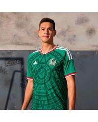 adidas - Mexico 26 Home Authentic Jersey - Lyst