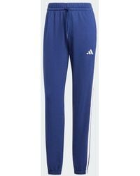 adidas - S 3-stripes French Terry Cuffed Sportswear Pants - Lyst