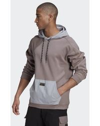 adidas vocal ryv blocked pullover hoodie