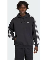 adidas - Chaqueta Deportiva Con Capucha Adicolor Classics 3 Stripes - Lyst