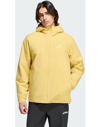 adidas - Terrex Multi Essentials Climaproof Insulated Hooded Jacket - Lyst