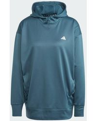adidas - Aeroready Game And Go Fleece Hoodie - Lyst