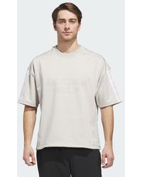 adidas - Beyond Graphic Short Sleeve Crewneck Sweatshirt - Lyst