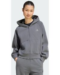 adidas Originals - Adidas Kit Small Logo Full Zip Hoodie - Lyst