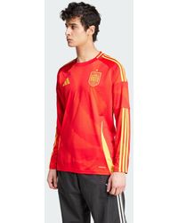 adidas - Spain 24 Long Sleeve Home Jersey - Lyst
