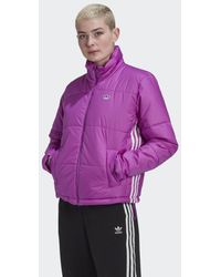 adidas Short Puffer Jack - Paars