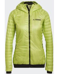 adidas - Terrex Techrock Primaloft Insulated Padded Hooded Jacket - Lyst