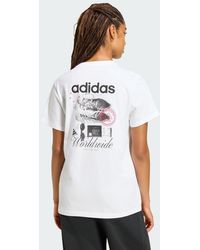 adidas - Travel Loose Graphic T-Shirt - Lyst