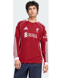 adidas - Liverpool Fc 25/26 Long Sleeve Home Jersey - Lyst