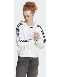 adidas - Hoodie Essentials 3-Stripes French Terry Bomber Full-Zip - Lyst