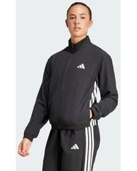 adidas - Train Essentials 3-Stripes Woven Warm-Up Jacket - Lyst