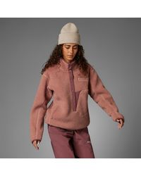 adidas - Terrex Xploric High Pile Fleece Oberteil - Lyst