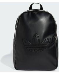 adidas - Polyurethane Trefoil Outline Backpack - Lyst