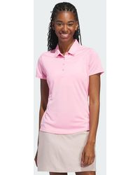 adidas - Polo Solid Performance Short Sleeve - Lyst