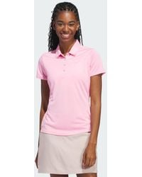 adidas - Adidas SOLID PERFORMANCE SHORT SLEEVE POLOSHIRT - Lyst