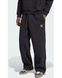 adidas - Trefoil Essentials Open Hem Joggers - Lyst