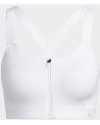 adidas - Tlrd Impact Luxe Training High-support Zip Bra - Lyst
