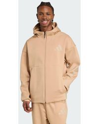 adidas - Track Jacket New Z.N.E. Full-Zip Hooded - Lyst