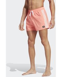 adidas 3-Streifen CLX Badeshorts - Pink