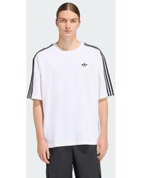 adidas - Adicolor 3-Stripes Oversized T-Shirt - Lyst