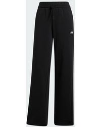 adidas - Essentials Small Logo Feel Cozy Open-Hem Pants - Lyst