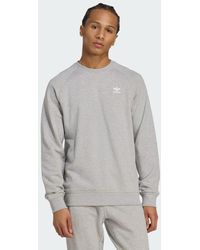 adidas - Trefoil Essentials French Terry Sweatshirt - Lyst