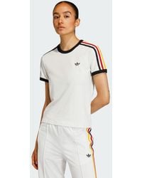 adidas - 3-Stripes Slim T-Shirt - Lyst