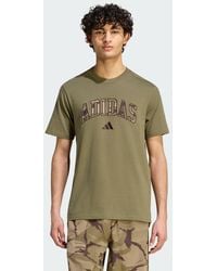 adidas - Seasonal Essentials Camo T-Shirt - Lyst