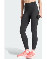 adidas - Optime Workout Contour Full Length Leggings - Lyst