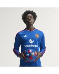 adidas - Manchester United 26/27 Away Authentic Jersey Longsleeve - Lyst