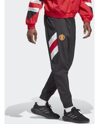 adidas - Manchester United Icon Woven Tracksuit Bottoms - Lyst