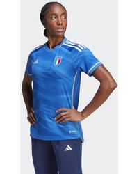 adidas - Italy Women's Team 23 Home Jersey - Lyst