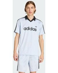 adidas - Jersey Adidas Archive Collar Engineered Jersey - Lyst