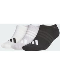 adidas - Performance 3 Pack No Show Socks - Lyst