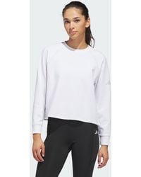 adidas - Beyond The Course Side-Snap Twistweave Sweatshirt - Lyst