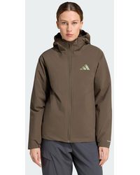 adidas - Terrex Multi Essentials Climaproof Insulated Hooded Jacket - Lyst